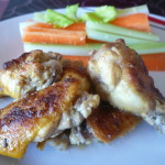 Grilled Blue Cheese Chicken Wings